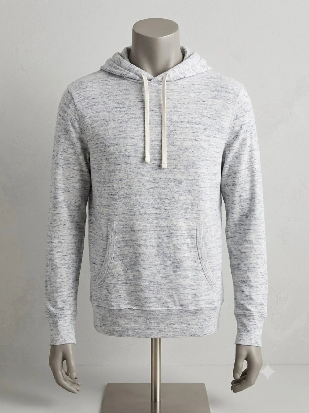 J.Crew Men’s Heather Gray Hooded Sweater M